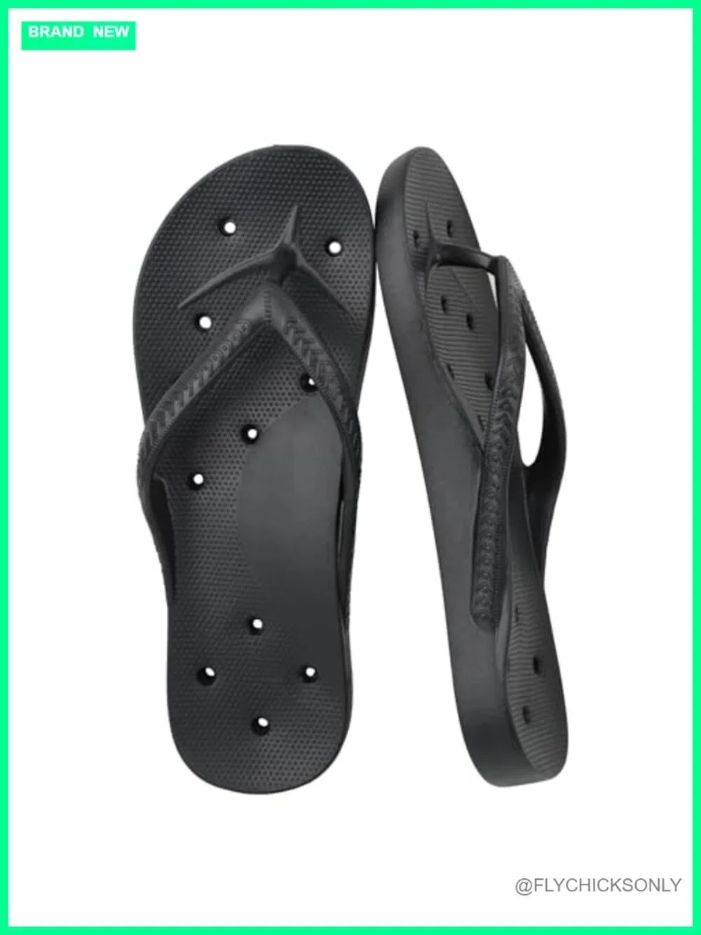 Non-Slip Shower Sandals with Arch Support, Quick-Dry EVA Flip Flops